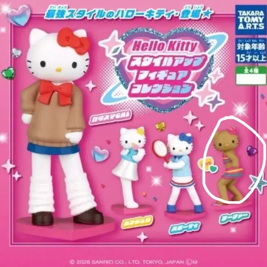 [BUNJANG] Hello Kitty Style Up Figure Collection Long Legs Gacha / 헬로키티 스타일 업 피규어 컬렉션 가챠 롱다리
