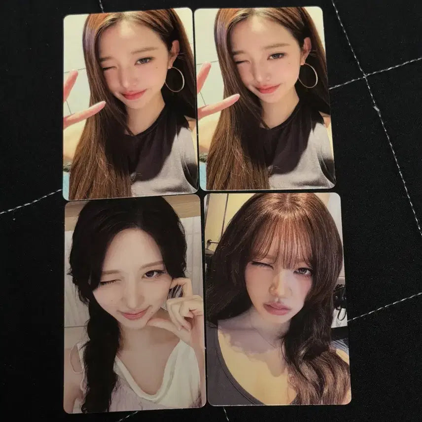 [BUNJANG] IVE Jang Wonyoung LIZ Gaeul Revive Photocard Bundle Set (4pcs) - Soundwave POB / 아이브 장원영 리즈 가을 포카 리바이브 4장 일괄 판매 사웨 특전