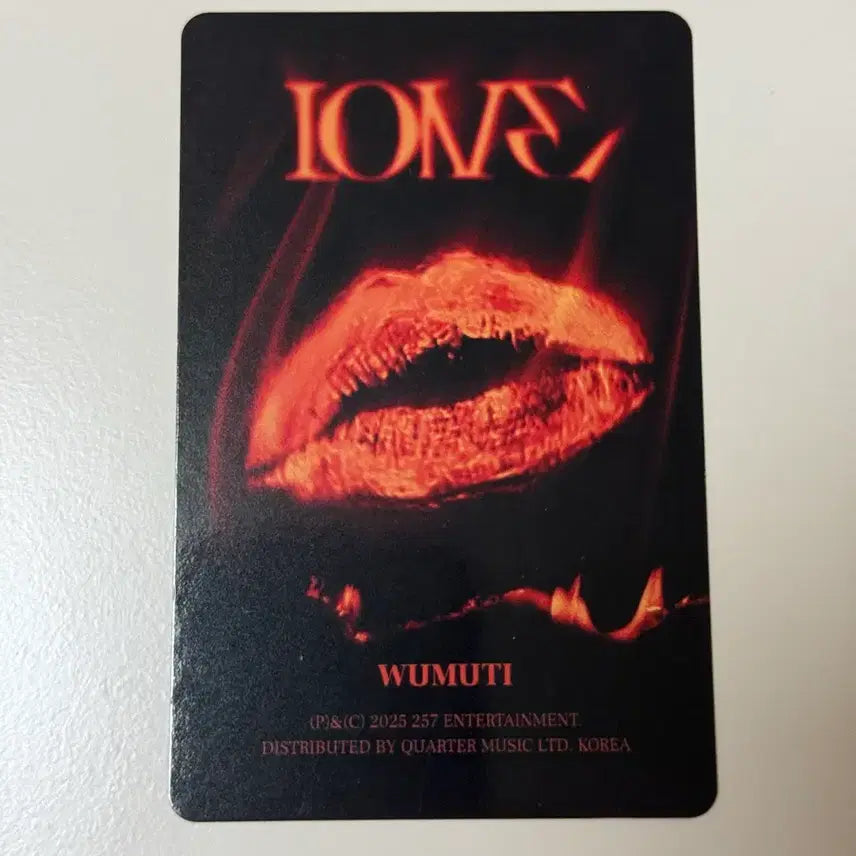 [BUNJANG] Xlov Ione UMUTI Album Photocard / 엑스러브 Xlov 아이원 Ione 우무티 앨범 포카