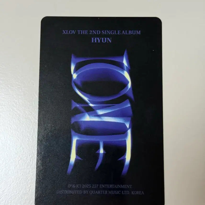 [BUNJANG] XLOV Ione Hyunsung Album Photocard / 엑스러브 Xlov 아이원 Ione 현 앨범 포카