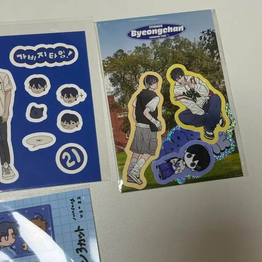 [BUNJANG] Garbage Time Sticker Bundle Set Jun Sang, Young Joong, Byung Chan / 가비지타임 스티커 비공굿 준상 영중 병찬