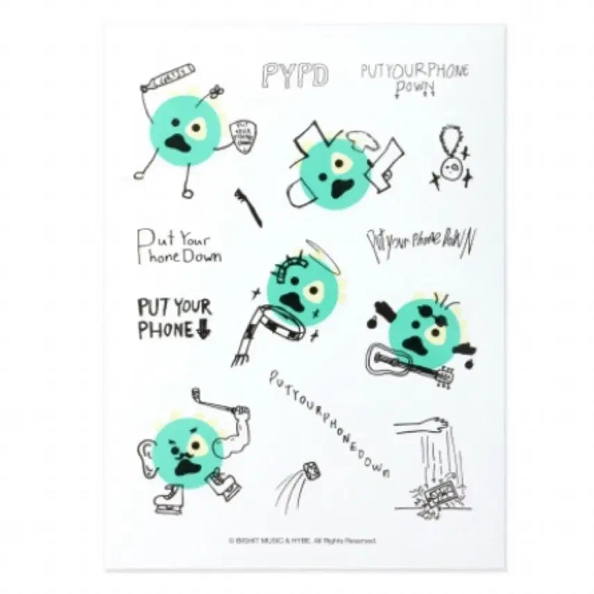 [BUNJANG] Cortis Ball Sticker Set / 코르티스 볼 스티커 세트