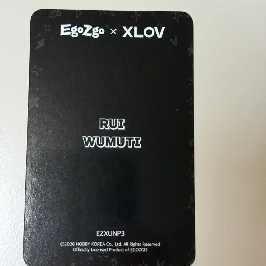 [BUNJANG] Xlov Igijigo Umuti&amp;Rui Barbies Photocard / 엑스러브 Xlov 이고지고 우무티 루이 바비즈 포토카드