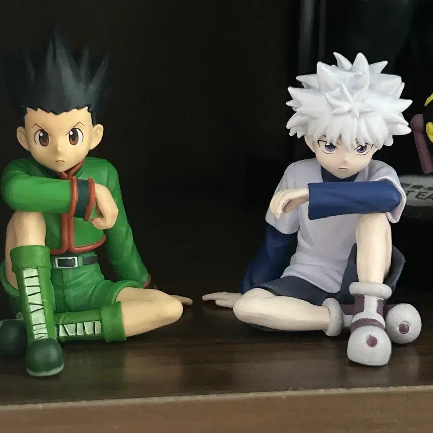 [BUNJANG] Hunter x Hunter Gon &amp; Killua Suwarasetai Gacha Figures Bundle Set / 일괄 // 헌터헌터 곤 키르아 스와라세타이 가챠 피규어