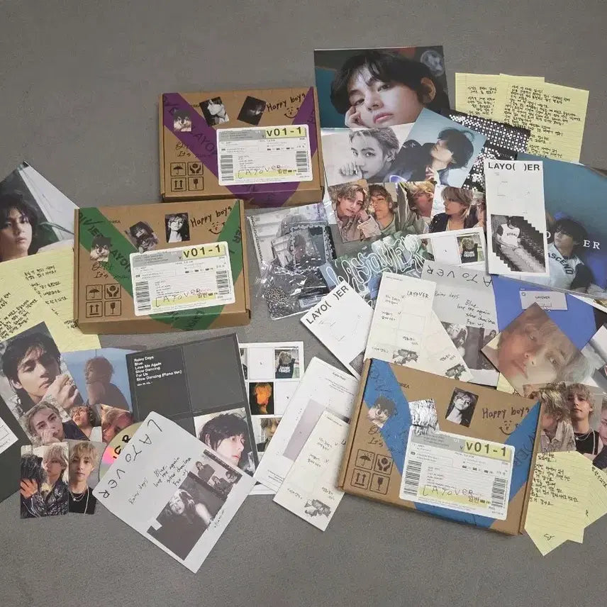 [BUNJANG] BTS V Layover Album Set / 방탄 뷔 레이오버 앨범 세트