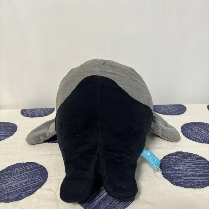 [BUNJANG] San-X Mamegoma Medium Plush Gray / 고전 산엑스 회색 마메고마 중형 인형
