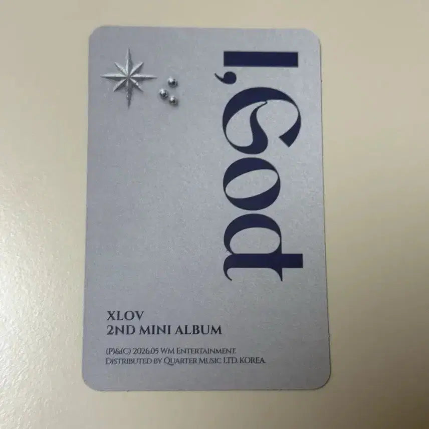 [BUNJANG] Xlov IGod Umuti Album Photocard / 엑스러브 Xlov 아이갓 IGod 우무티 앨범 포카