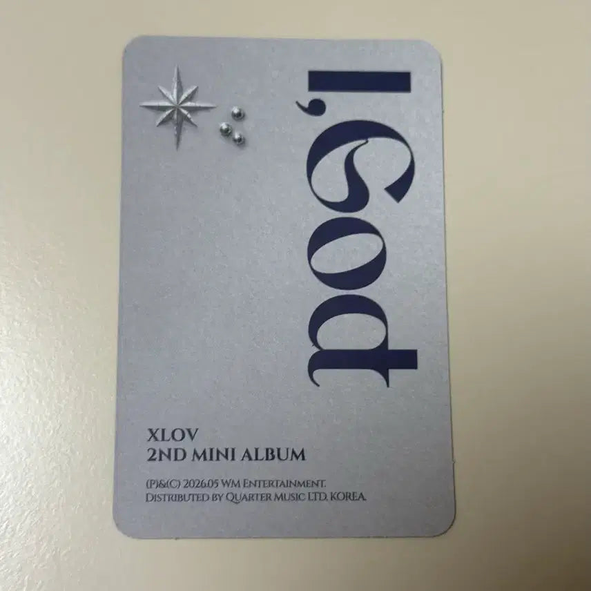 [BUNJANG] XLOV IGod Louis Photocard / 엑스러브 Xlov 아이갓 IGod 루이 앨범 포카