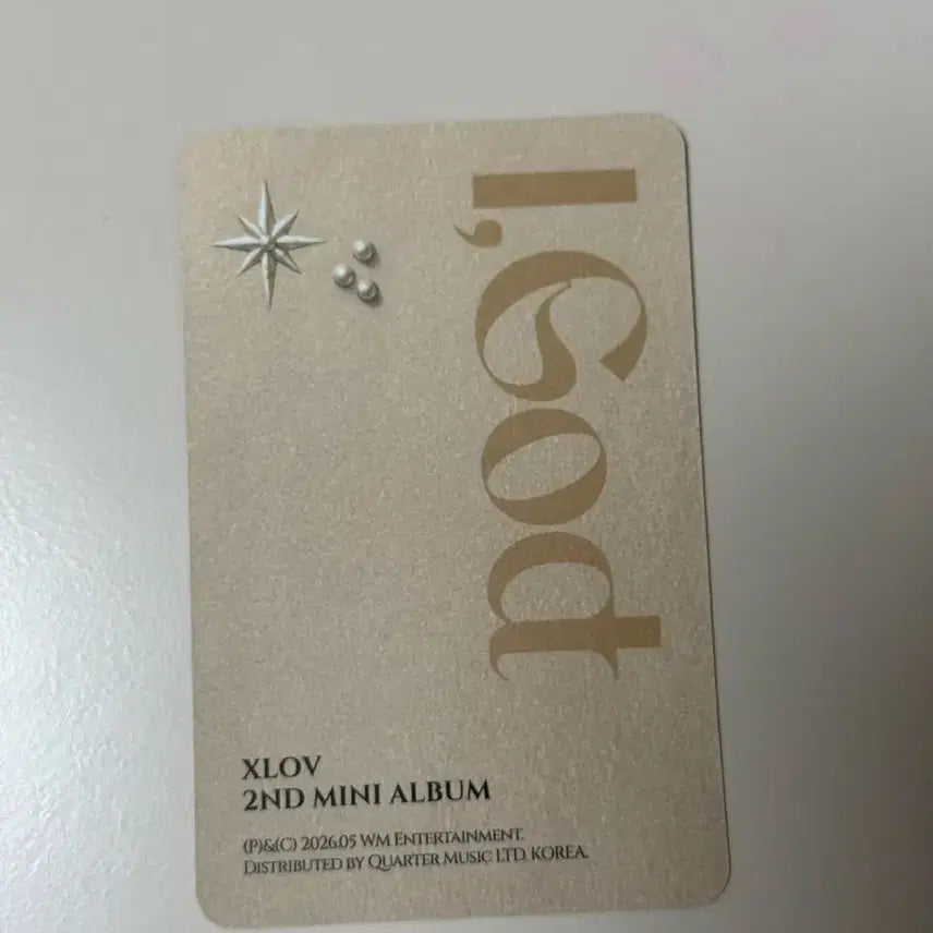 [BUNJANG] Xlov IGod Louis Album Photocard / 엑스러브 Xlov 아이갓 IGod 루이 앨범 포카