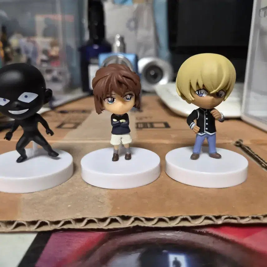[BUNJANG] Conan Hanazawa Bourbon Hong Jangmi Figure Set / 코난 피규어 한자와 버본 홍장미