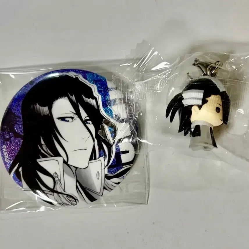 [BUNJANG] Bleach Kuchiki Byakuya Mejirushi Badge Bundle Set / 블리치 쿠치키 뱌쿠야 메지루시 뱃지 새상품 일괄