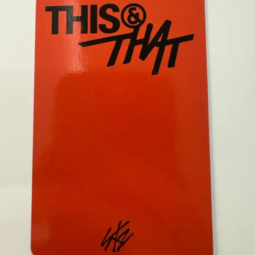[BUNJANG] Stray Kids THIS&amp;THAT Music Plant POB Photocard / 스트레이키즈 스키즈 THIS&amp;THAT 디스앤댓 뮤직플랜트 특전 한