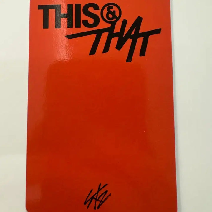 [BUNJANG] Stray Kids THIS&amp;THAT Music Plant POB Photocard / 스트레이키즈 스키즈 THIS&amp;THAT 디스앤댓 뮤직플랜트 특전 한