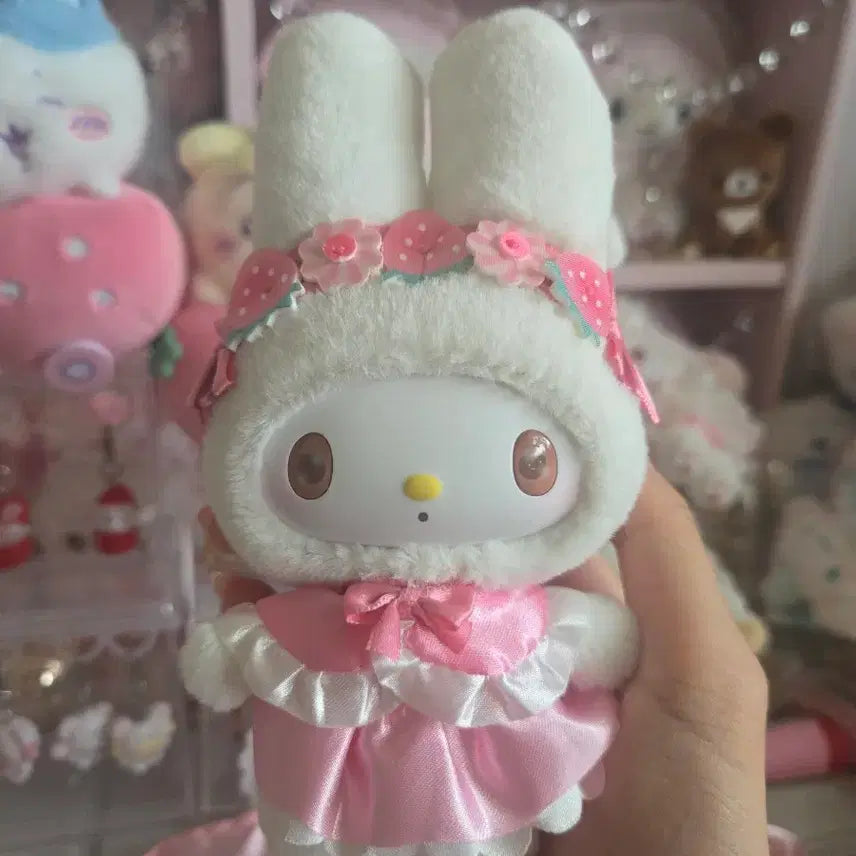[BUNJANG] My Melody Sweet Dreams Boudoir Series Plush Keychain / (미개봉) 마이멜로디 스위트 드림 부두아 시리즈 인형 키링 스윗 드림 탑토이 TOPTOY