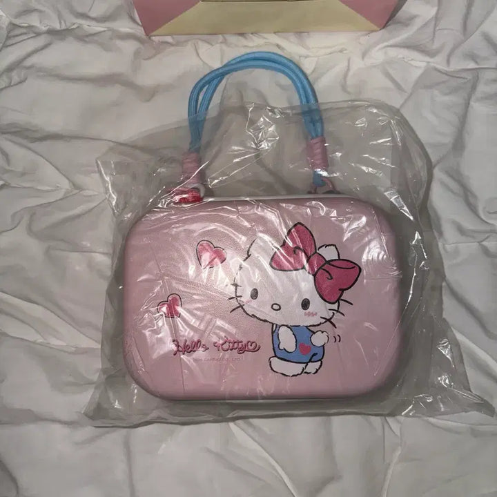 [BUNJANG] Sanrio Hello Kitty Mini Ready Bag Carrier - Pink, New / 산리오 헬로키티 키티 미니 레디백 캐리어 가방 새상품
