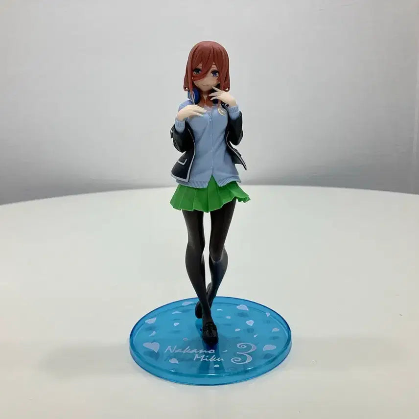 [BUNJANG] The Quintessential Quintuplets Nakano Miku School Uniform Version Figure (Unsealed) / [개봉] 5등분의 신부 나카노 미쿠 교복 버전 피규어