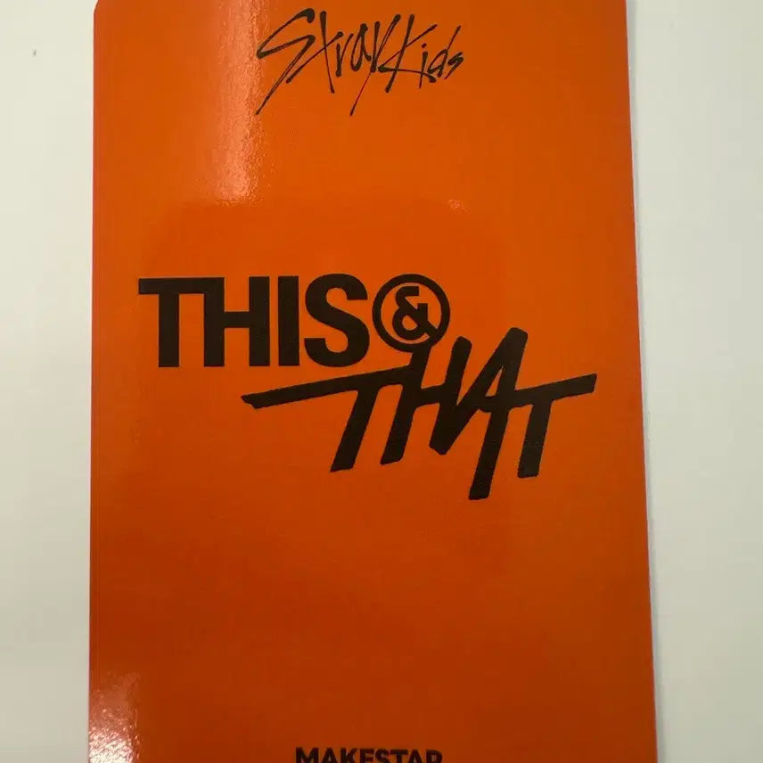 [BUNJANG] Stray Kids THIS&amp;THAT Makestar POB Leeknow Photocard / 스트레이키즈 스키즈 THIS&amp;THAT 디스앤댓 메이크스타 특전 리노