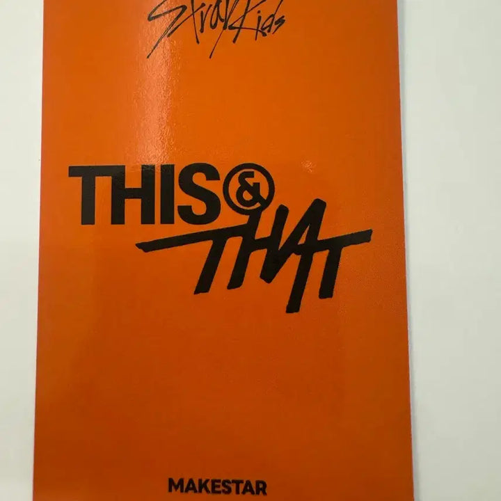 [BUNJANG] Stray Kids I.N THIS&amp;THAT Makestar POB / 스트레이키즈 스키즈 THIS&amp;THAT 디스앤댓 메이크스타 특전 아이엔