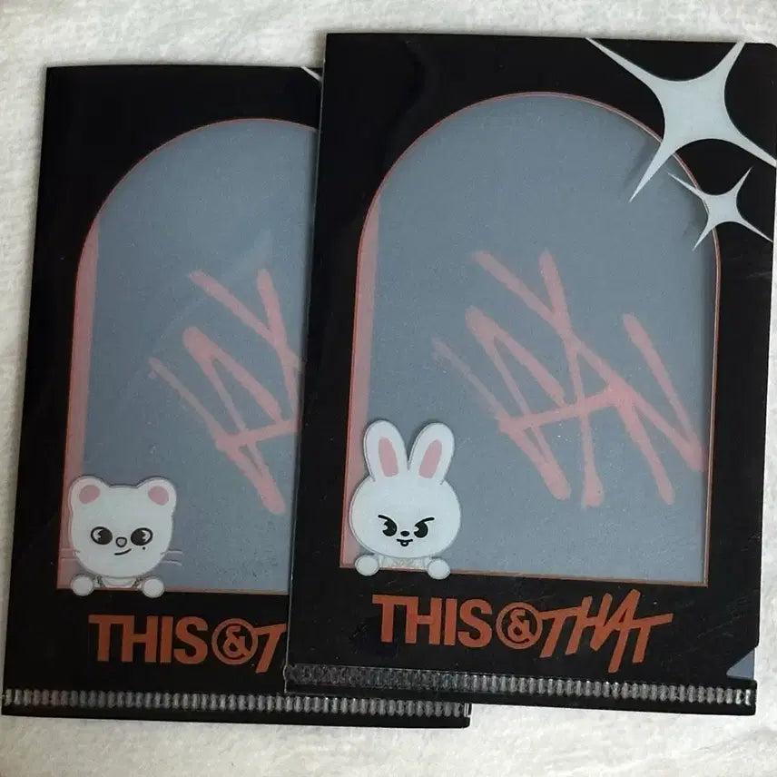 [BUNJANG] Stray Kids This and That Popup Jiniret + Ribbit Holder Bundle Set (Receipt Included) / (일괄) 스트레이키즈 팝업 지니렛 + 리빗 홀더 (영수증) 스키즈