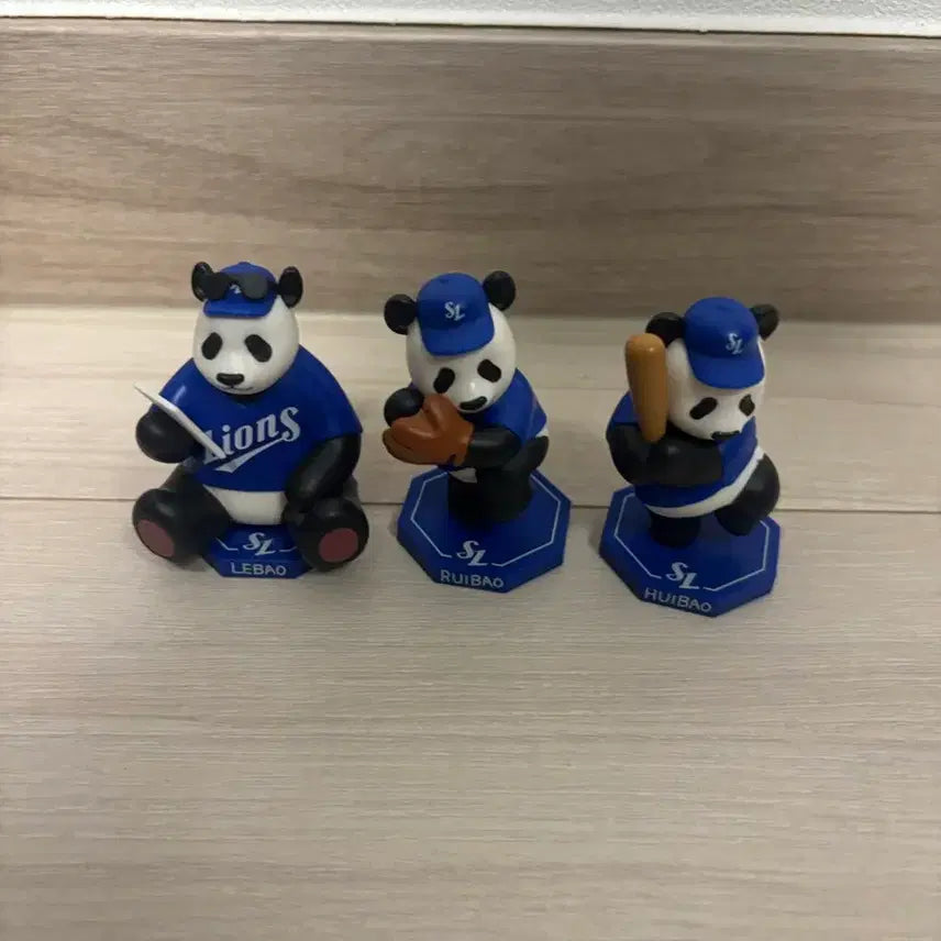 [BUNJANG] Bao Family Samsung Lions 3-Figure Set / 바오패밀리 삼성 라이온즈 피규어
