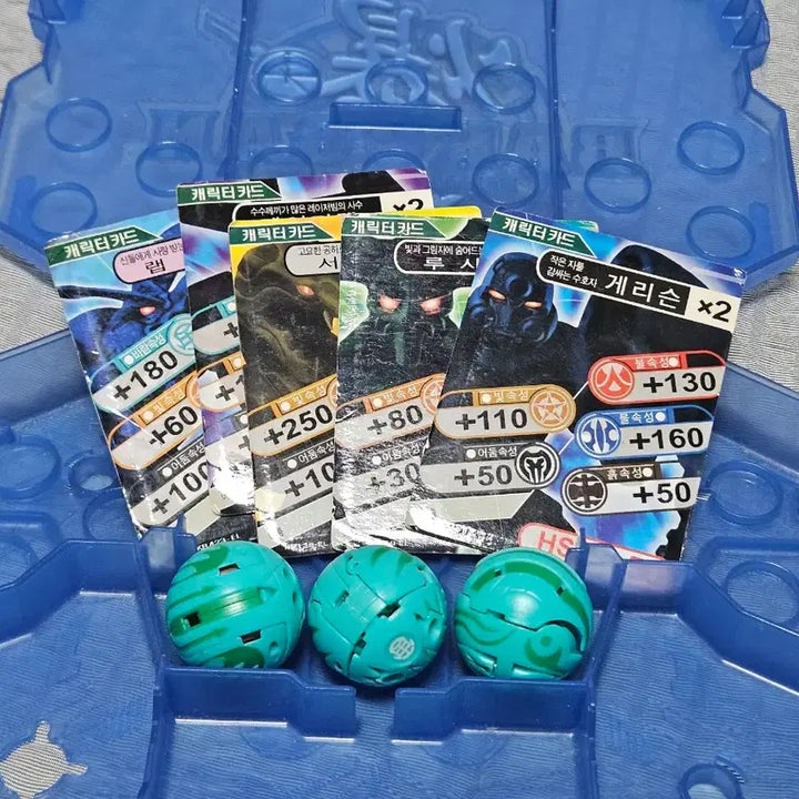 [BUNJANG] Bakugan Zephyros Set - Storm Phoenix, Fairy, Crow with Storage Box / 희귀정품)바쿠간 제피로스 세트 스톰 피닉스,페어리,크로우 중고품+보관함+경기장
