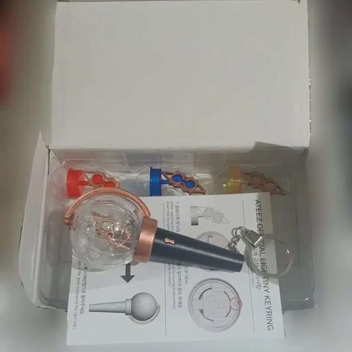 [BUNJANG] Ateez Lightiny Ver.1 Light Stick Keyring / 에이티즈 라이티니1 키링 응원봉 ver.1 ateez lightiny keyring ver.1