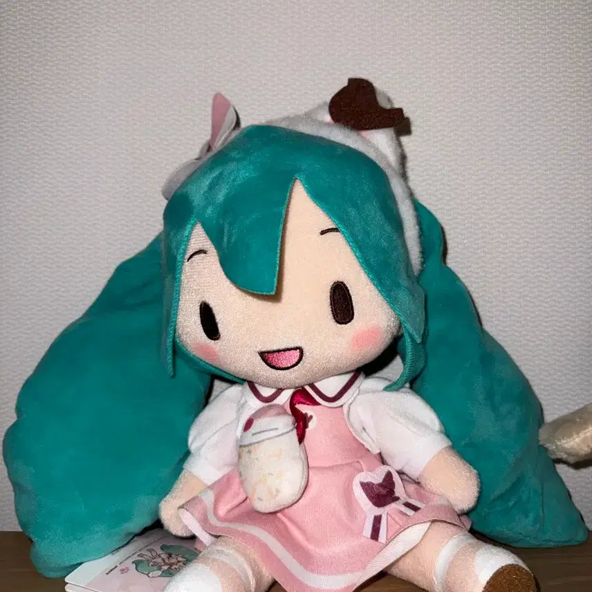 [BUNJANG] Hatsune Miku Pink Dress Plush Doll / 하츠네 미쿠 봉제인형 핑크 원피스