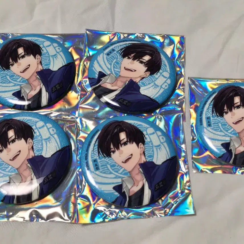 [BUNJANG] Fantasy of the Day Choi Yoan Can Badge Bundle Set / 괴담출근 팝업 최요원 캔뱃지 LD 5개 일괄