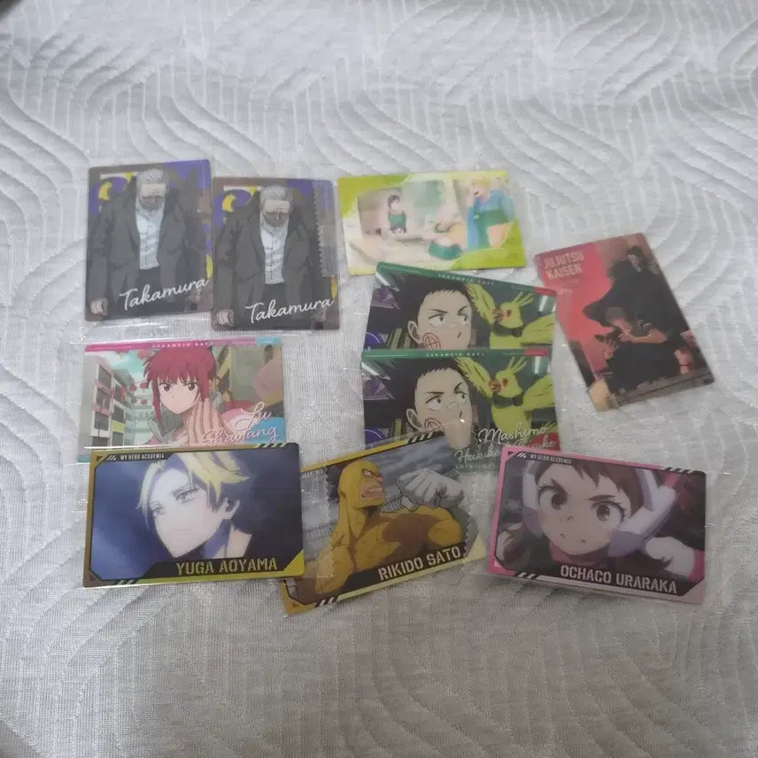 [BUNJANG] My Hero Academia Jujutsu Kaisen Wafer Card Bundle Set (Sealed) / 사카데이 나히아 주술회전 웨하스 일괄판매 미개벙