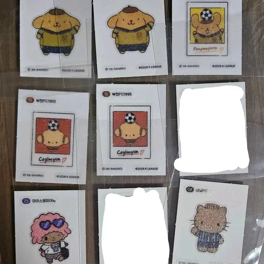 [BUNJANG] K League Tanning Sanrio Sticker Collection / k리그 태닝 산리오 띠부씰 (교환 및 판매)