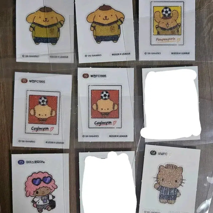 [BUNJANG] K League Tanning Sanrio Sticker Collection / k리그 태닝 산리오 띠부씰 (교환 및 판매)
