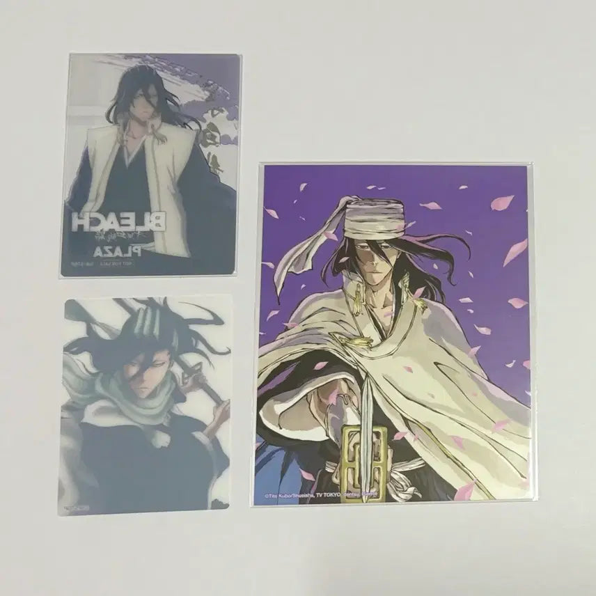 [BUNJANG] Bleach Byakuya Special Edition Clear Card and Postcard Bundle Set / [블리치] 뱌쿠야 특전 클리어카드 외 일괄