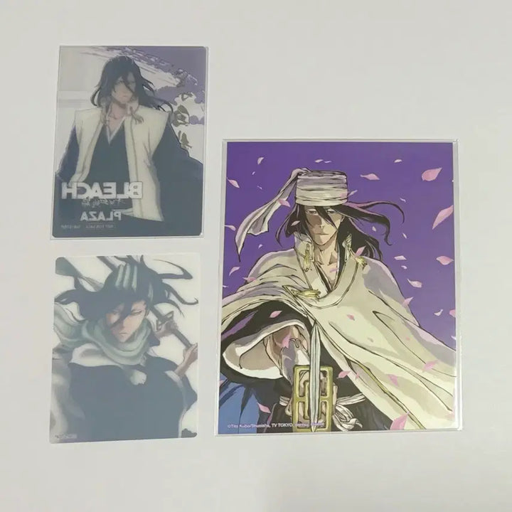 [BUNJANG] Bleach Byakuya Special Edition Clear Card and Postcard Bundle Set / [블리치] 뱌쿠야 특전 클리어카드 외 일괄