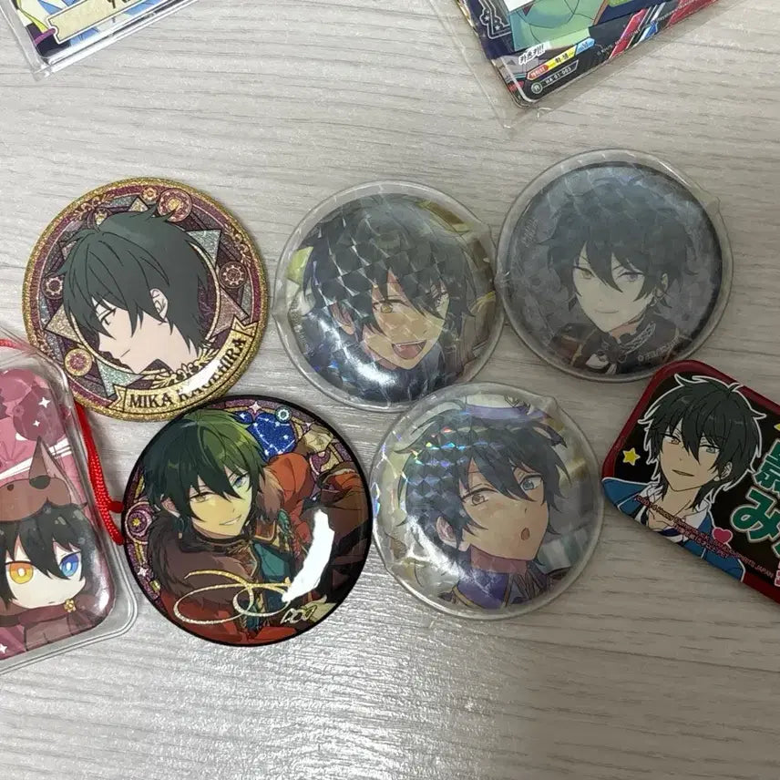 [BUNJANG] Ensemble Stars Mika Kagehira Can Badge Bundle Set / 앙스타 카게히라 미카 캔뱃지 7개 일괄