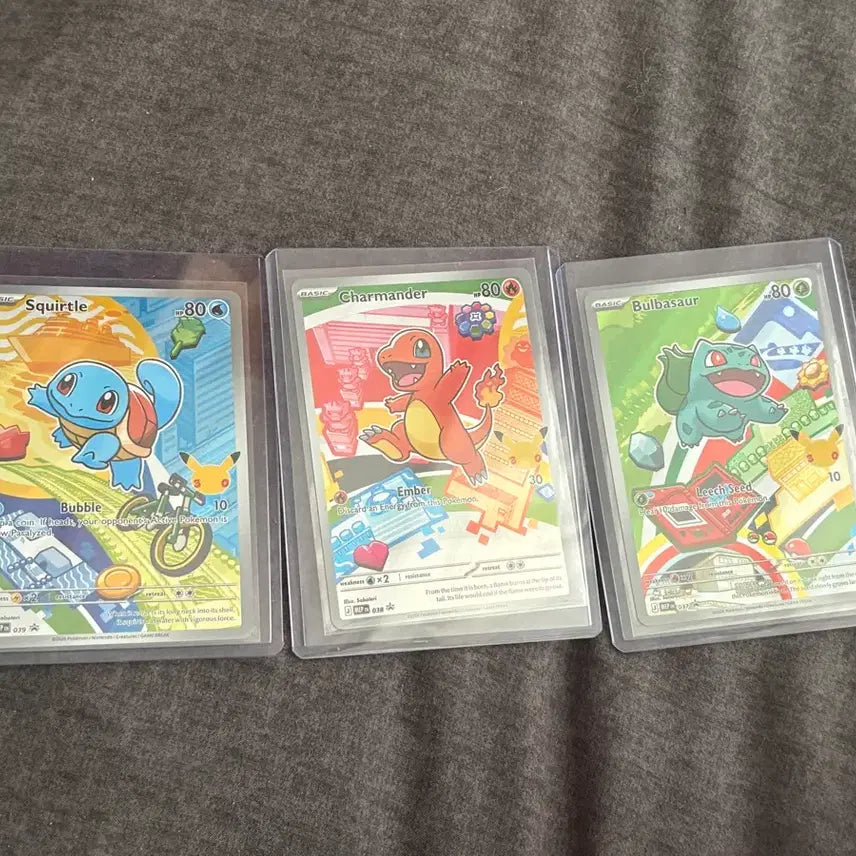 [BUNJANG] Pokemon Trading Card Game North America First Partner 1st Edition Charmander, Squirtle, Bulbasaur / 포켓몬카드 북미 퍼스트 파트너 1세대 영문 1시리즈 파이리 꼬부기 이상해씨