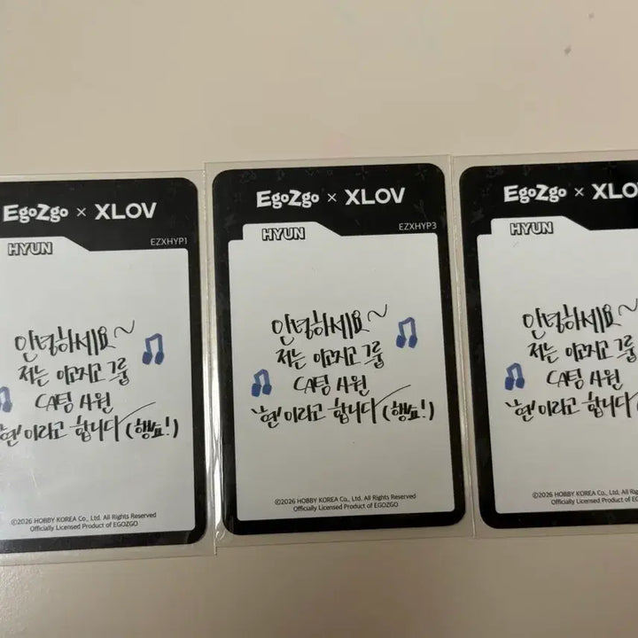 [BUNJANG] Xlov (X-LOVE) Lee Go Ji Go Hyun Photocard Set / 엑스러브 Xlov 이고지고 현 포카 세트