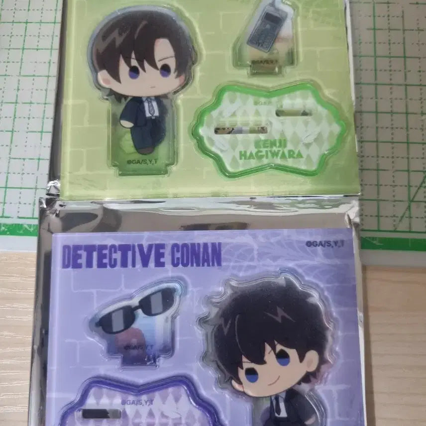 [BUNJANG] Detective Conan Matsuda Jinpei Acrylic Standee Bundle / 코난 팝업 아크릴 하기와라,마츠다 일괄