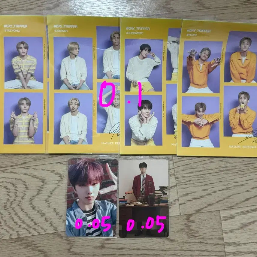 [BUNJANG] NCT 127 DREAM Bundle Set Photocards (Jisung, Jaehyun, Mark) / NCT 127 DREAM 포토카드 일괄 판매 지성 재현 마크