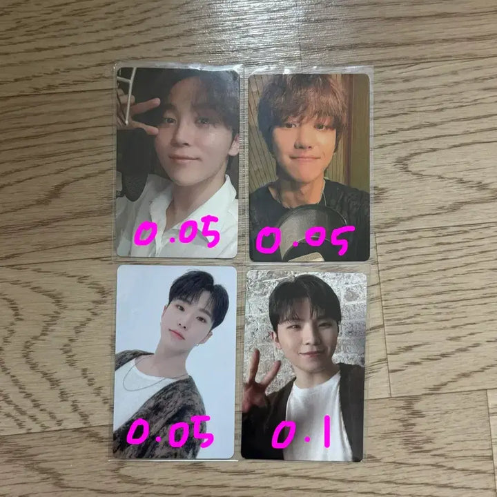 [BUNJANG] Seventeen Bundle Set Photocard (Seungkwan, The8, Hoshi, Woozi) / 세븐틴 포토카드 일괄 판매 승관 디에잇 호시 우지