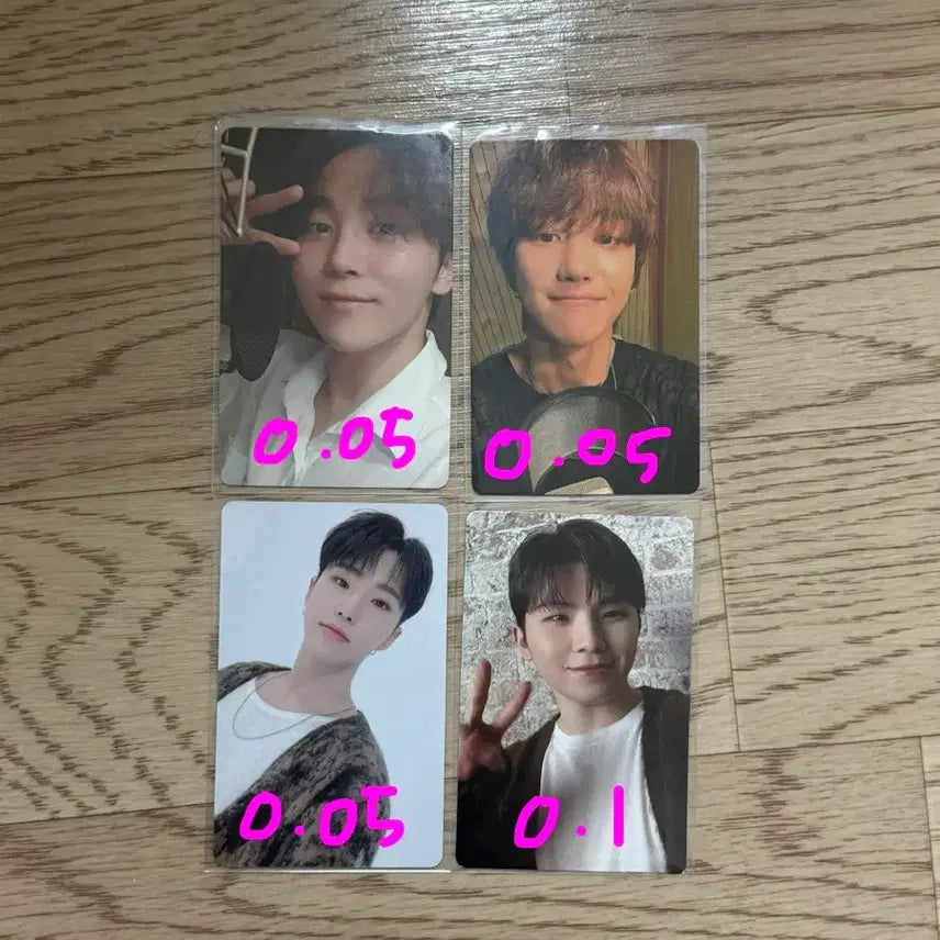 [BUNJANG] Seventeen Bundle Set Photocard (Seungkwan, The8, Hoshi, Woozi) / 세븐틴 포토카드 일괄 판매 승관 디에잇 호시 우지