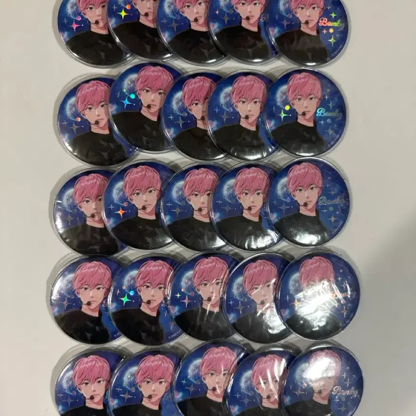 [BUNJANG] PLAVE Bambi Waiting for You Can Badge Bundle Set / 플레이브 밤비 캔뱃지 애니플러스 기다릴게 캔뱃지 25개 일괄