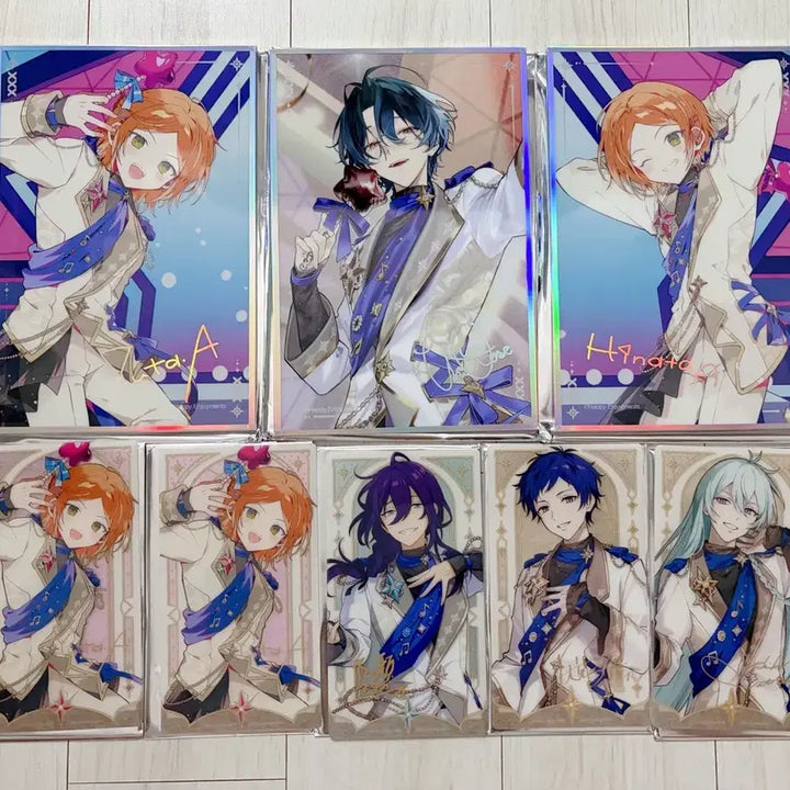 [BUNJANG] Ensemble Stars! MoFun Collab Yongsan Pop-up Chitose Melty Hinata Aoi Shikishi &amp; Clear Card Bundle Set / 앙스타 앙상블 스타즈 모펀 콜라보 용산 팝업 치토세 멜디 히나타 아오이 색지 + 클리어 카드 일괄 판매