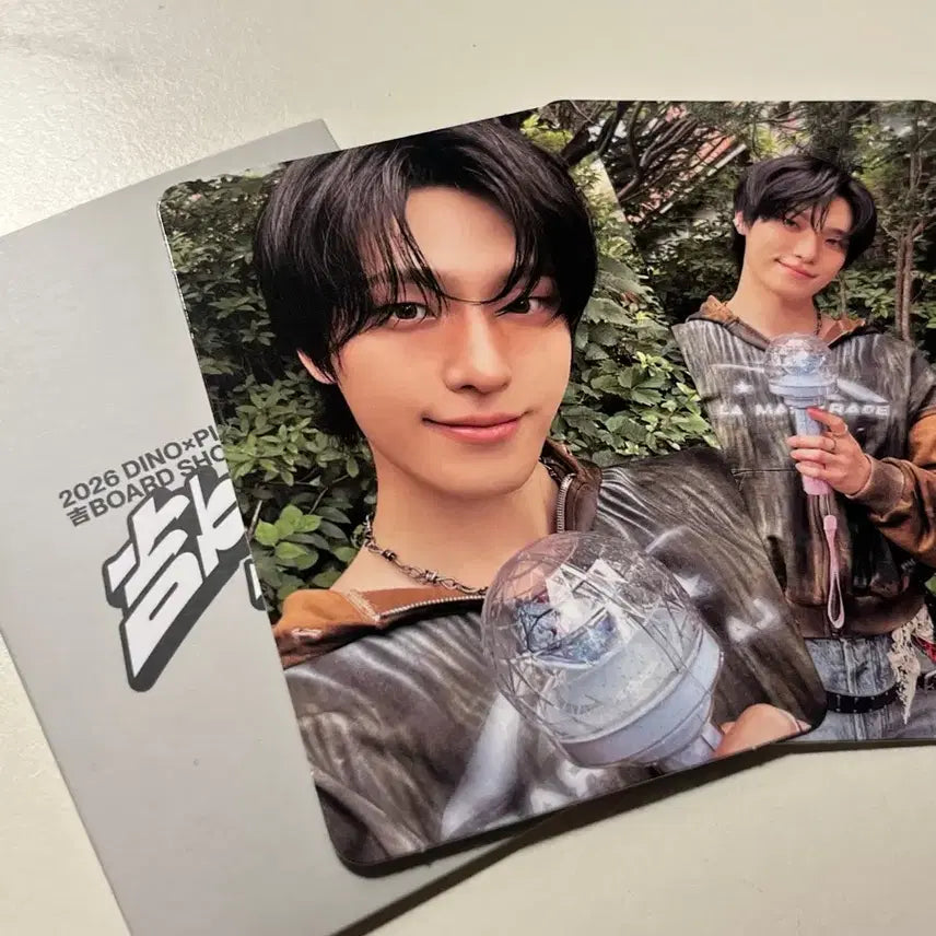 [BUNJANG] SEVENTEEN Dino Gilbord Concert Carat Zone Photocard / 디노 길보드 콘서트 캐럿존 포카