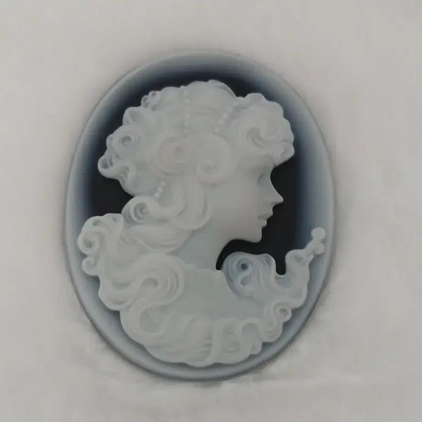 [BUNJANG] Agate Cameo Loose Stone / 아게이트 까메오 나석