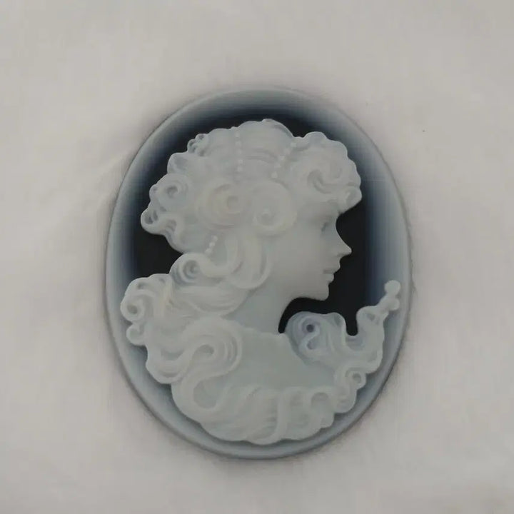 [BUNJANG] Agate Cameo Loose Stone / 아게이트 까메오 나석