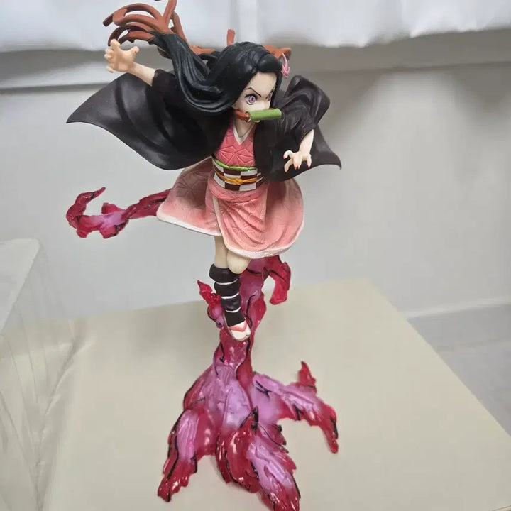 [BUNJANG] Bandai FiguartsZERO Tanjiro &amp; Nezuko Demon Slayer Figure (Opened) / (택포 13.0 박스 O) 귀멸의칼날 탄지로 네즈코 반다이 피규아츠제로 개봉품