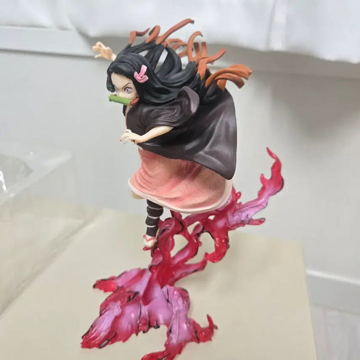 [BUNJANG] Bandai FiguartsZERO Tanjiro &amp; Nezuko Demon Slayer Figure (Opened) / (택포 13.0 박스 O) 귀멸의칼날 탄지로 네즈코 반다이 피규아츠제로 개봉품