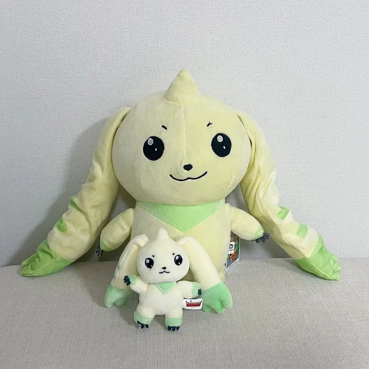 [BUNJANG] Digimon Terriermon Plush + Keychain Set (Lopmon or Terriermon) / 디지몬 인형 테리어몬 인형 + 키링(로프몬or테리어몬 택1)