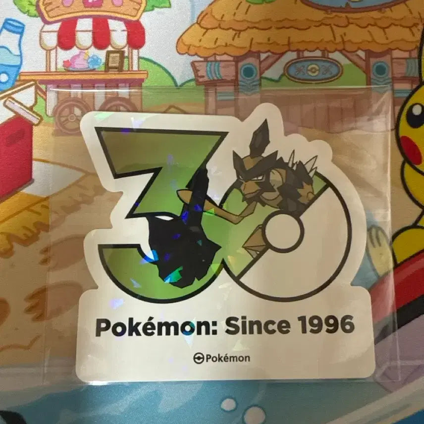 [BUNJANG] Pokemon 30th Anniversary Sticker - Salazzle / 포켓몬스터 30주년 스티커 - 사마자르