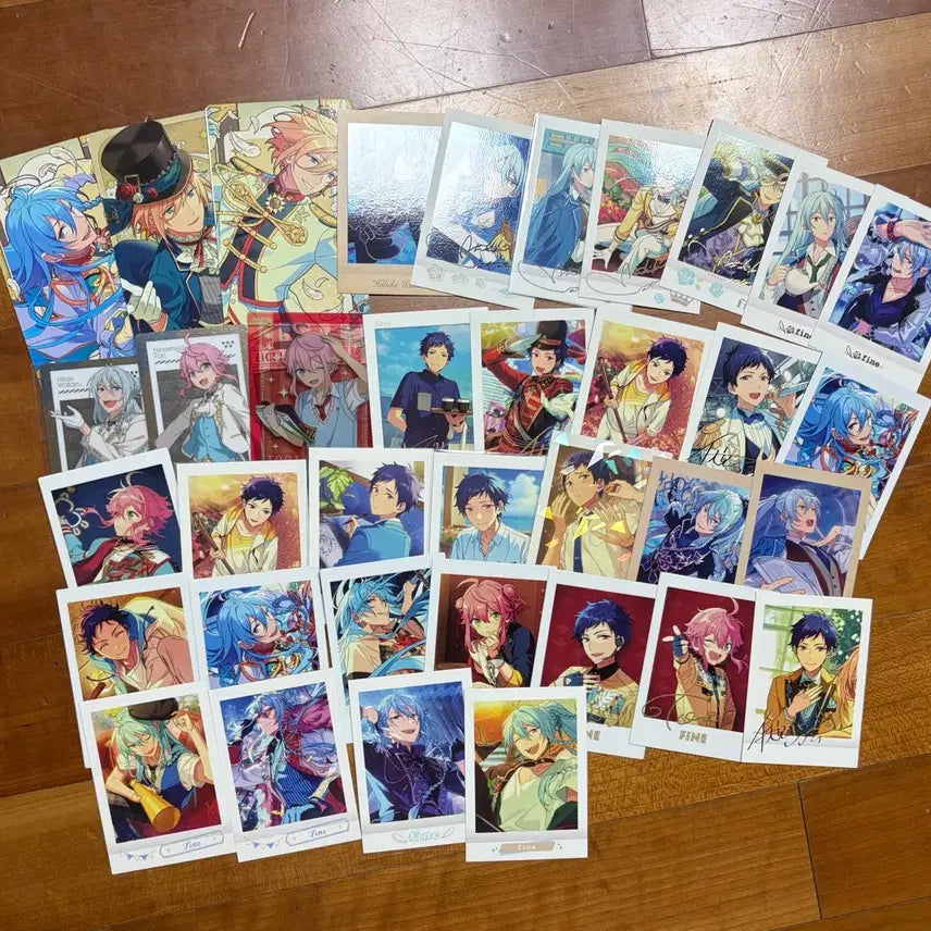 [BUNJANG] Ensemble Stars Fine Yuzuru Wataru Tori Eiichi Pashya Clear Card Bundle Set / 앙스타 피네 유즈루 와타루 토리 에이치 파샤 파샷츠 클카 일괄